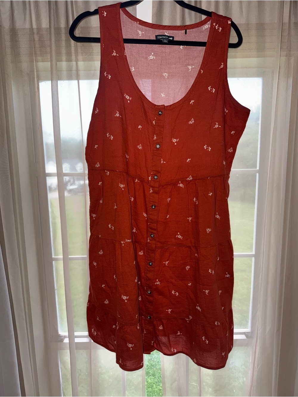 TOAD & CO MANZANA TIERED SLEEVELESS DRESS